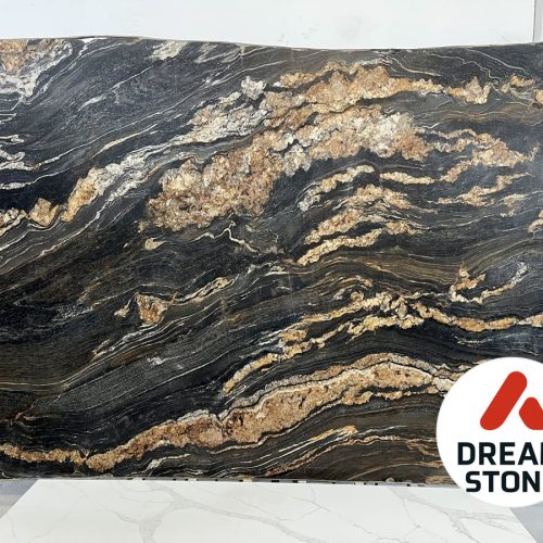 6. granit Fusion Black 298x198x2cm szczotka